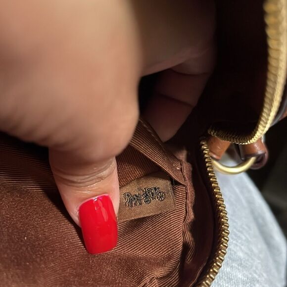 Coach Brown Crossbody Bag with Mickey Mouse Design - Picture 10 of 15